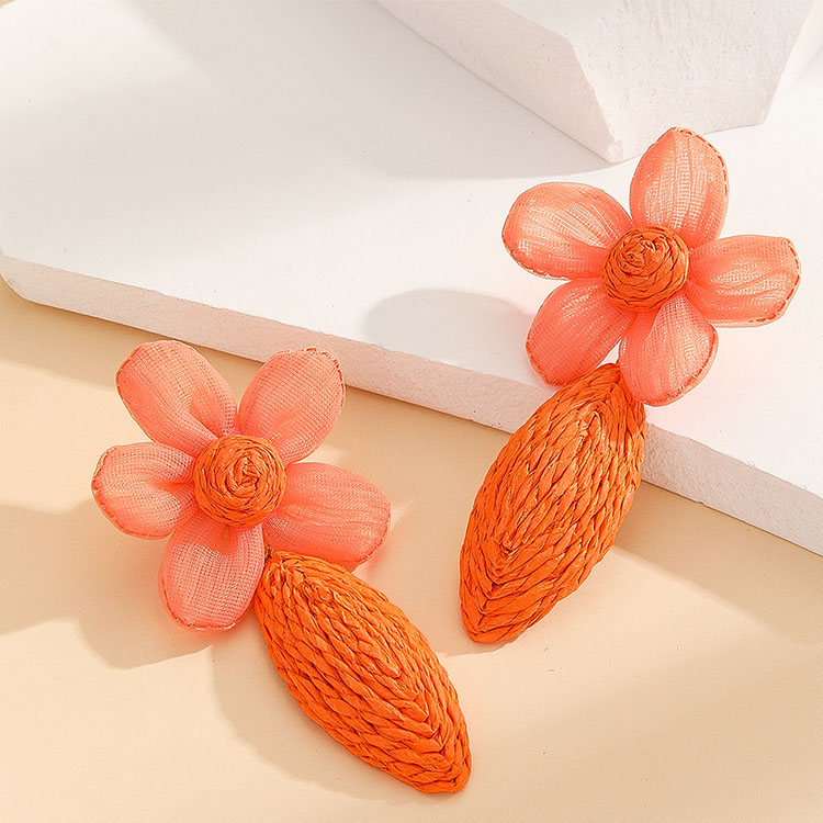 3D Flower Earrings