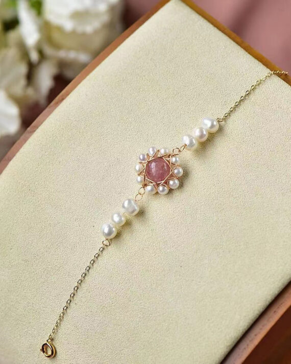 Elegant Original Design Patchwork Pearl Bracelet