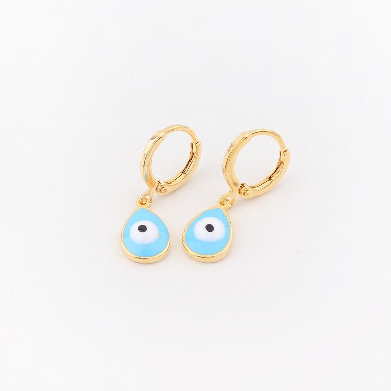 Devil's Eye Drop Earrings
