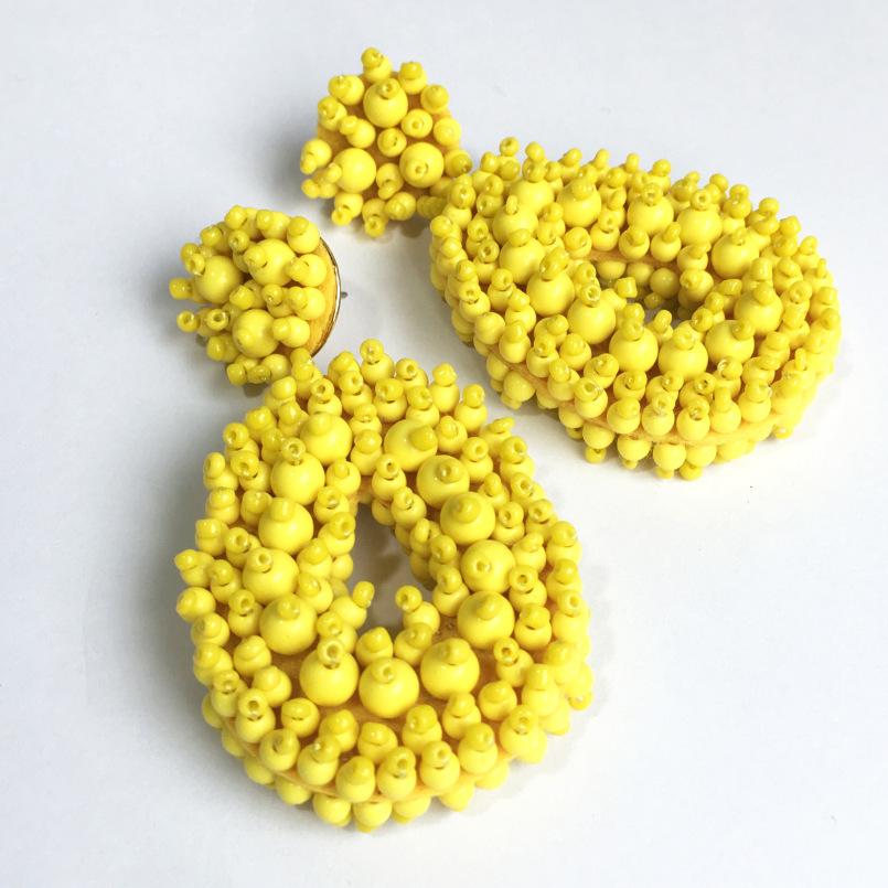 Uskae Bohemian Woven Bead Earrings