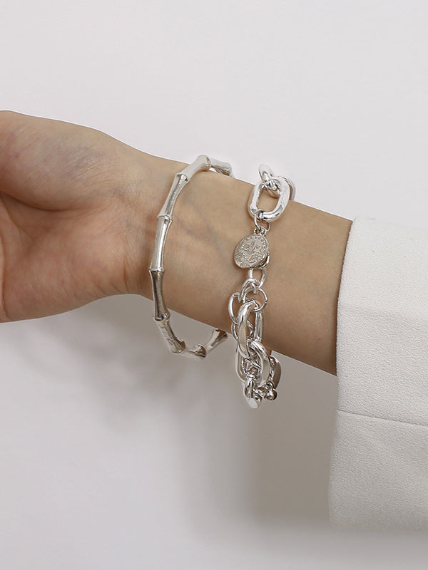 Original Cool Solid Color Geometric Bracelet