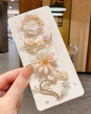 Modern Alloy Zircon Floral Four-Piece Set Hairpin