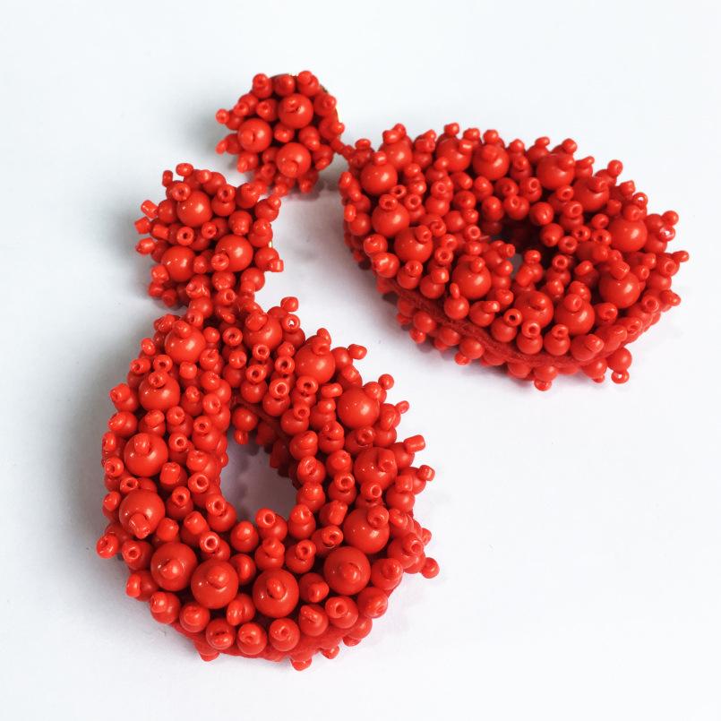 Uskae Bohemian Woven Bead Earrings