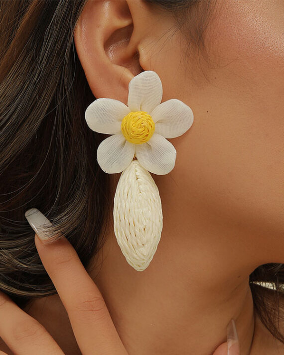 3D Flower Earrings