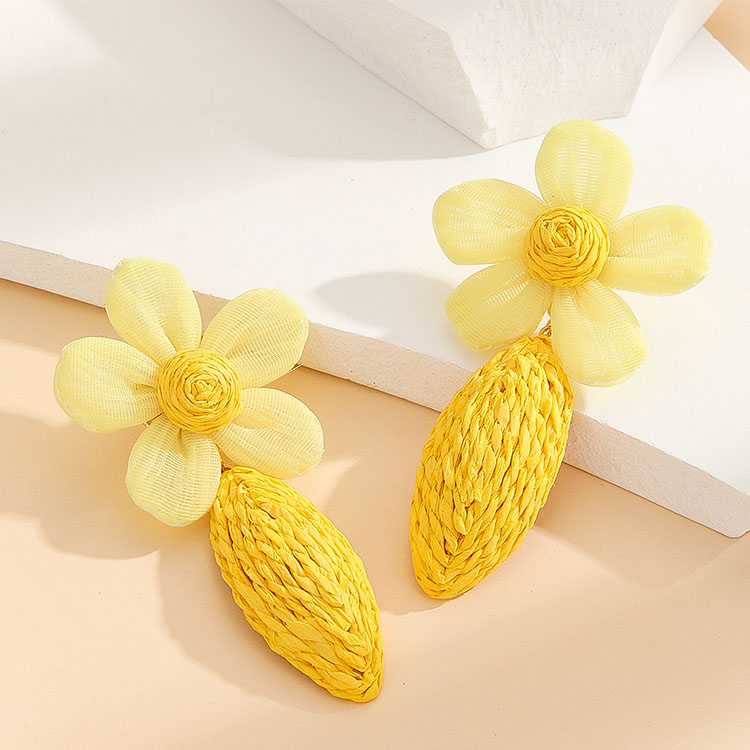 3D Flower Earrings