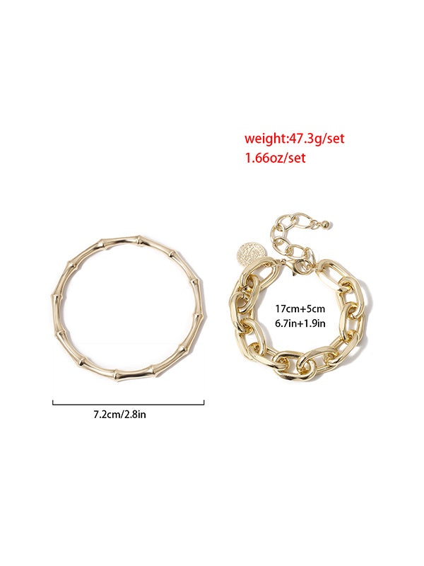 Original Cool Solid Color Geometric Bracelet