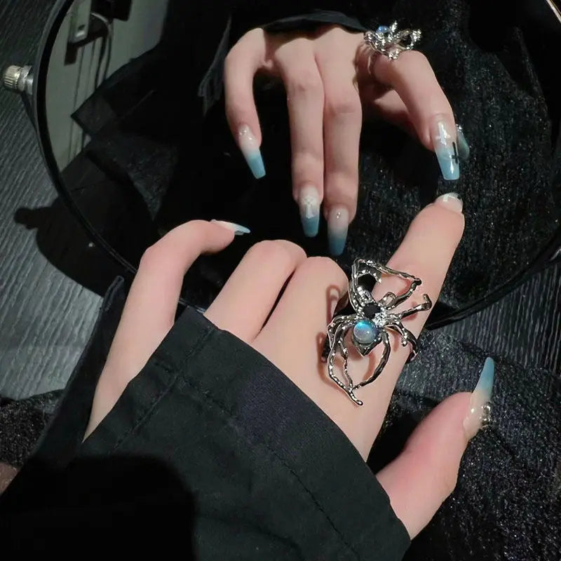 Alt Spider Moonstone Rings