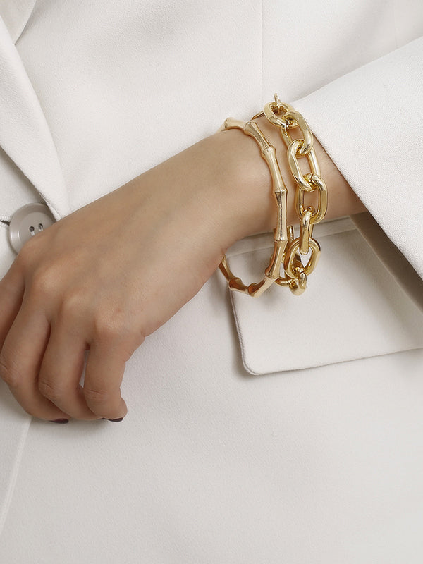 Original Cool Solid Color Geometric Bracelet