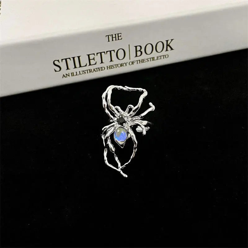 Alt Spider Moonstone Rings