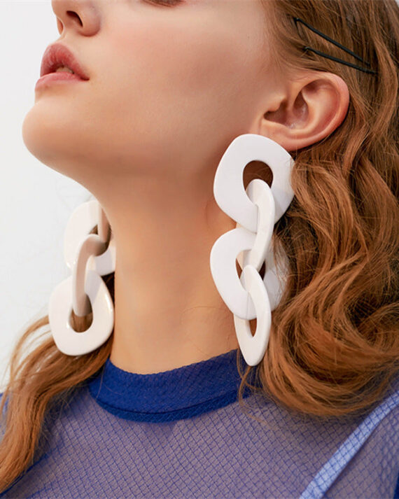 Trendy Long Exaggerated Earrings and Drop Earrings
